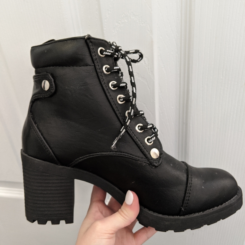 NWOT Heeled Boots From Dolls Kill
